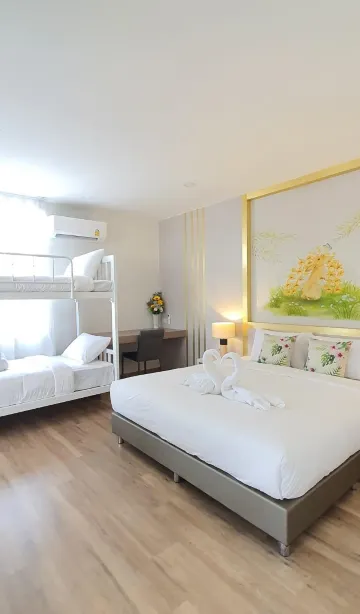 ห้องสำหรับครอบครัวพร้อมเตียงสองชั้น