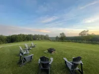 Scenic mountain home overlooking the Susquehanna river with pool and hot tub