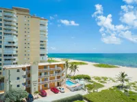 BEACHFRONT COMPLEX! STEPS FROM THE OCEAN!  HEATED POOL FULL KITCHEN FREE PARKING