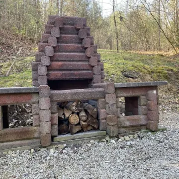 Trailer parking, near Hollerwood, Daniel Boone Backcountry Byway, and Climbing