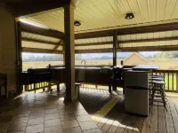 Covey Point offers a cozy space for 12 w/ a game room & an outdoor living area!
