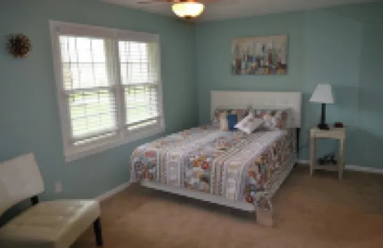 Country Setting with Mature Trees, Large Deck. Game/Rec Room, Fire Pit and Grill