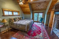 Stunning Mountaintop Retreat with High End Amenities and Four Fireplaces