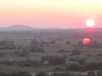 Amazing Panoramic Views Over Glastonbury, Near Tor, And Chalice Well