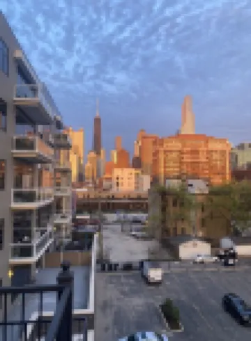 Modern Apartment with Private Rooftop Patio & Free Parking in Downtown Chicago