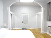 Luxury Master Suite king size bed full bathroom in the center of Myrtle BeachSC