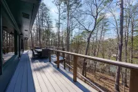 Modern pet friendly home w/ covered dock near Lake Lanier Olympic Park