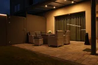 Garden/Whirlpool/Combination Sauna Large Kitchen, Rain Shower. Very Modern