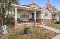 Anchor Bungalow 3-bedroom house with AC, WiFi in peaceful Pensacola Hotels near Blue Wahoos Stadium featuring Admiral Fetterman Field - Home of the Pensacola Blue Wahoos