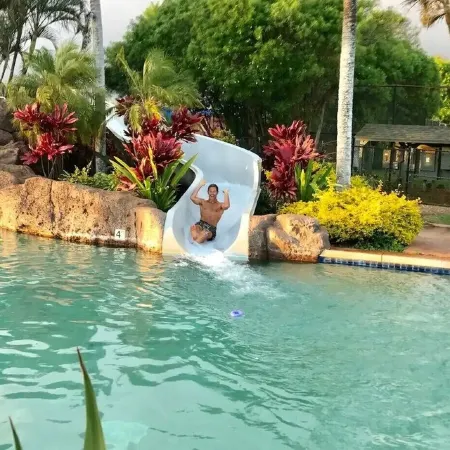 Kiahuna Paradise @ Poipu with 2 AC units Family size condo with patio