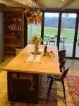 Historic Log Cabin fully restored; gourmet kitchen & much more!