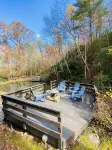 Mountain Creek Cabin VERY private 13 acres with trails, creeks. Bordering USNF!