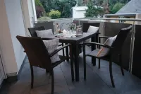 Fireplace, Parking Space & Balcony, Stylish Home Hotels in Paderborn
