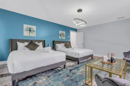 Cozy Family Home Fireplace and Backyard Playset