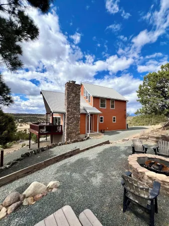 Spectacular panoramic mtn views from this majestic 3 acre luxury chalet retreat