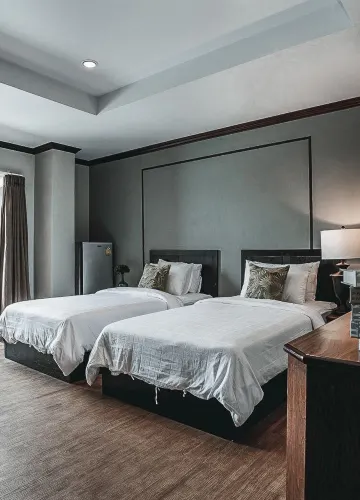 ห้องดีลักซ์ทวิน ห้ามสูบบุหรี่