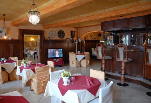 호텔 조식 뷔페 전경