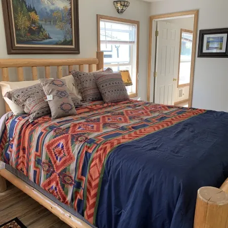 One bedroom cabin located about two blocks from Flathead Lake and the public bea