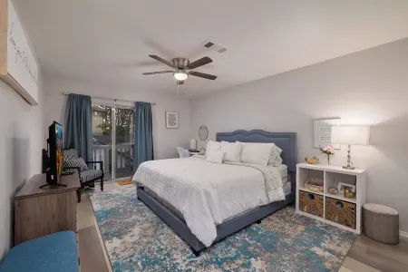 Horseshoe Bay 3-bedroom retreat on Lake LBJ with direct lake access and pool.