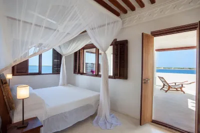 Luxury beachfront holiday house, pool garden all sea views, Forodhani House Lamu Hotels in 