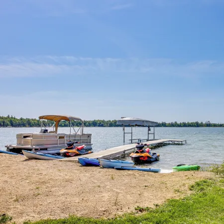 Game Room & Private Dock: Minnesota Lake Escape