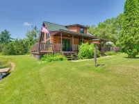 Michigan Cabin w/ On-site Fishing Pond & Deck Hotels in Oscoda County