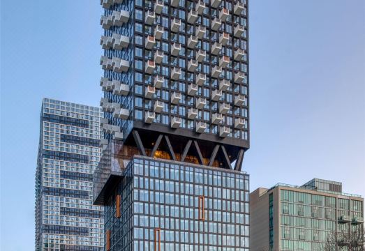 투어 호텔 옥상 전망