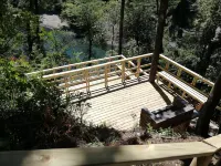 Rustic cabins Pucón Pellín, rustic style, fully equipped.