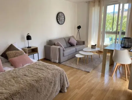 Studio 33 m2, air-conditioned, renovated Отели в г. Амели-ле-Бен