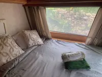 0 bedroom caravan for up to 2 people with swimming pool and barbecue.