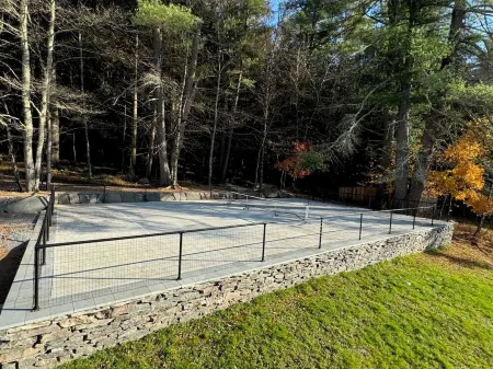 Spacious river front get-away with pool next door!