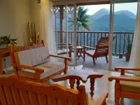 Majestic Villa, breathtaking view of famous Pitons, Ocean and Soufriere Town Hotels in Malgretoute