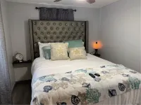 Very clean, close to the beach and great for long term stays as well. Huge yard