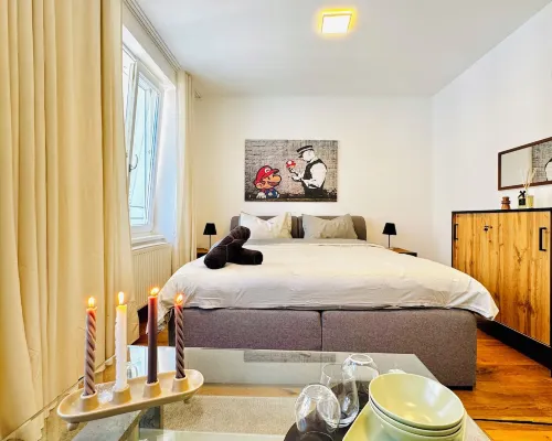 コンフォータブル ルーム ニア カウフパーク アルターラー ウィーンのホテル