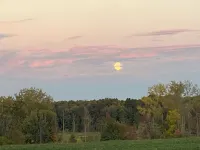 Charming country home with beautiful sunsets and sunrises