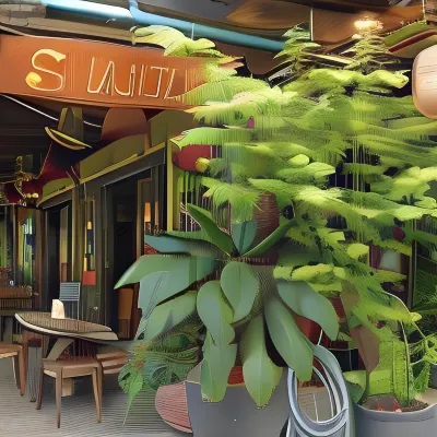 Shanti Lodge Hoteles cerca de Muelle Thewej