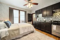 Historic Hewitt Onion Tower Apt 2 Studio in Central Marquette with Sauna Access - 4-Star