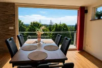 Ski- Und Wanderurlaub im Wald Ferienhaus Adlerblick - Parvekkeita