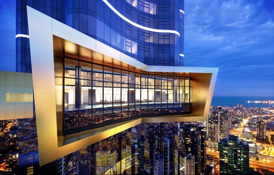 Cllix 오스트레일리아 108 아파트먼트의 초고층 전망