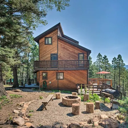 Hot Tub, Game Room: Spacious Angel Fire Retreat!