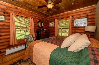 The Log Cabin at PeaceRidge 화이트페이스 마운틴 스키 리조트 주변 호텔