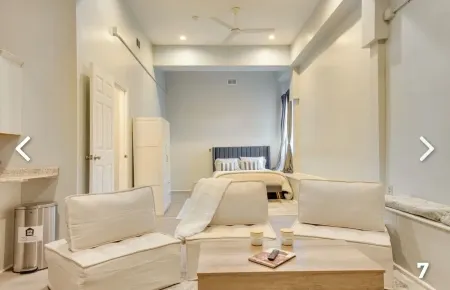 Private open floor plan studio apartment