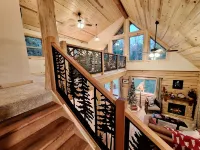 Relax and Unwind at Peaceful Pines Log Cabin and Outdoor Sauna