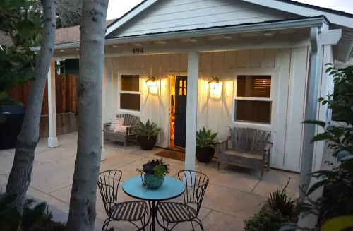 Blue Door Bungalow.