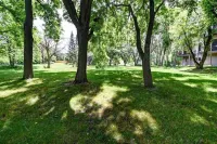 Look out at the treetops at the cozy Paoli Nest. Near Epic Systems and Madison. Hotels in Verona