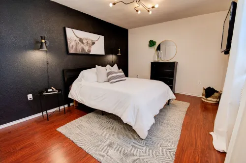 ✮The Monochromatic Modern Studio✮Near TTU✮1BD/1Bth