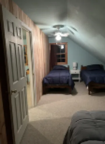 Railway camp on Moosehead Lake