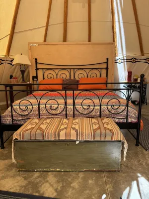The Raven's Nest Teepee . Nestled in the Selkirk Mountain range, in Naples Idaho