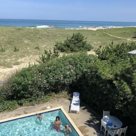 Outer Banks NC Hatteras Island Oceanfront w/ Pool Hot Tub Sleeps 12 Pets OK