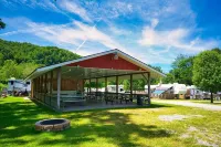 Charming Yet Wild Cozy Retro Cabin Hot Tub, Sunroom, Fire Pit & Trout! Hiking!